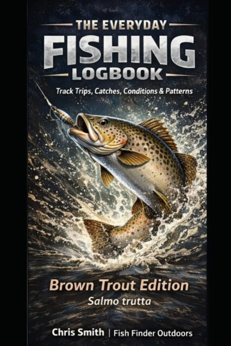 Brown Trout Fishing Logbook cover
